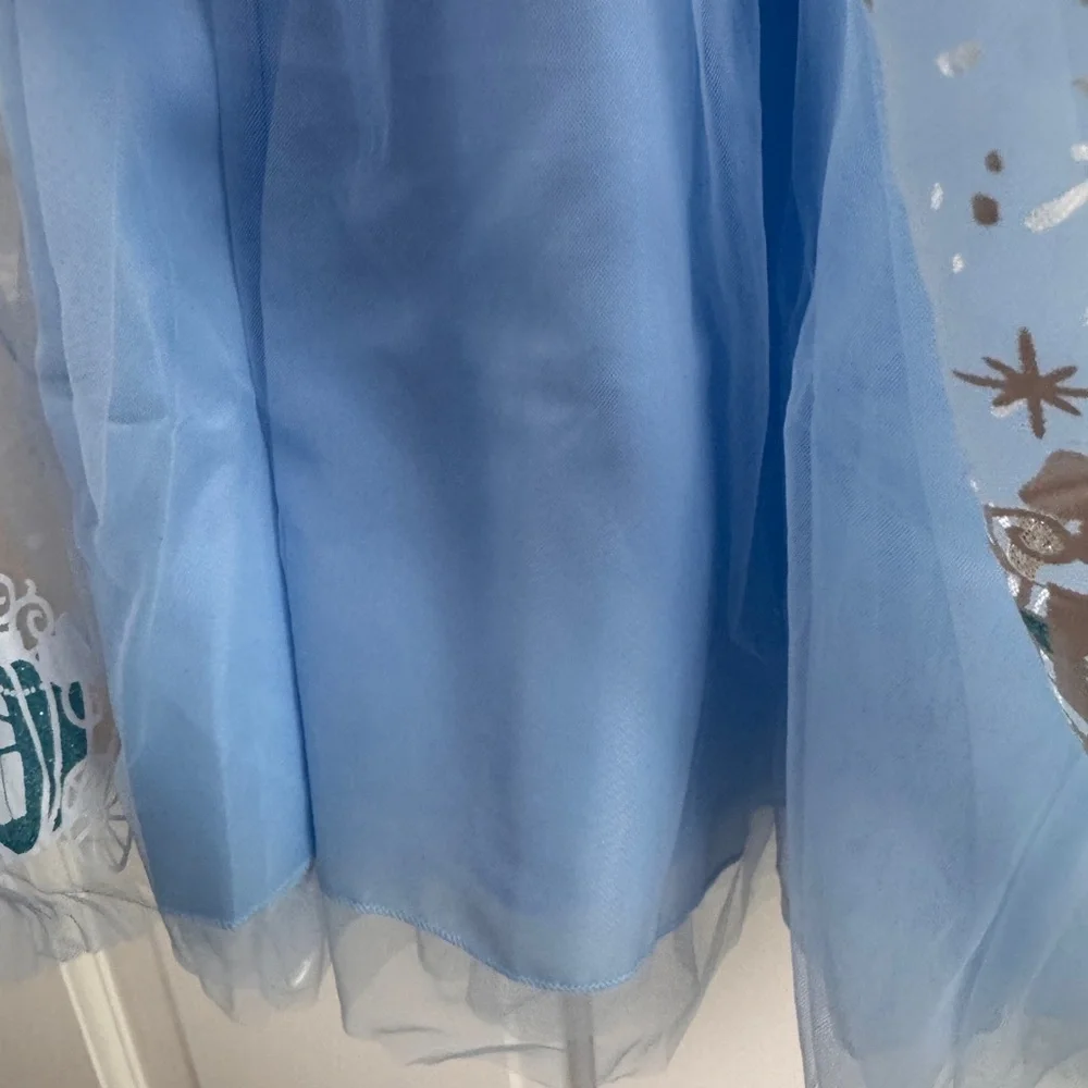 NWOT CUSTOM MADE Disney Cinderella Toddler Girl 6 Princess Dress Up Dress Gloves